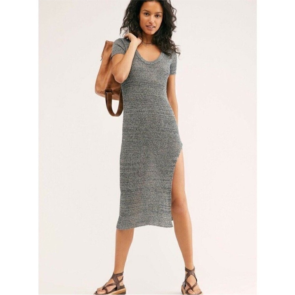 FREE PEOPLE FP BEACH ONE LOVE MIDI SWEATER DRESS